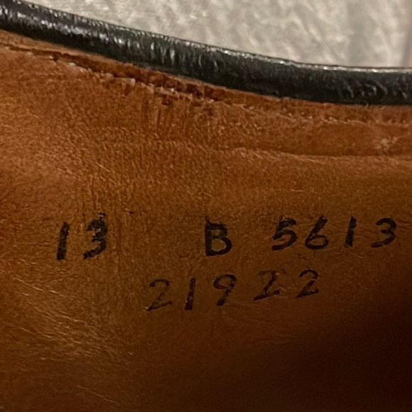 ALLEN EDMONDS | Park Avenue Cap-toe Oxfords Black men’s size 13B‎ good preowned main image 14